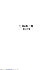 Singer 116W1 Parts List