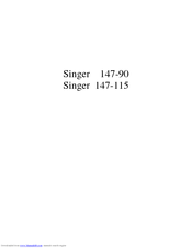 Singer 147-90 Parts List