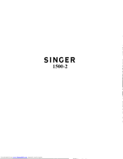 Singer 1500-2 Parts List