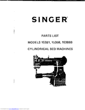 Singer 153B8 Parts List