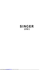 Singer 19W1 Parts List
