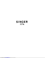 Singer 327K Parts List