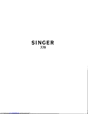 Singer 338 Parts List