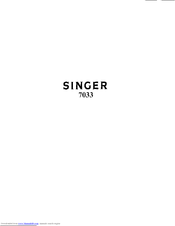 Singer 7033 Parts List
