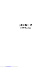 Singer 4305 SO-FRO Parts List
