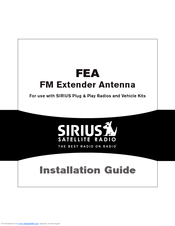 Sirius Satellite Radio FEA Installation Manual