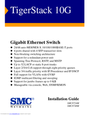 SMC Networks TigerCard SMC8724M Installation Manual