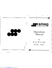 Smeg SA890WR Operation Manual