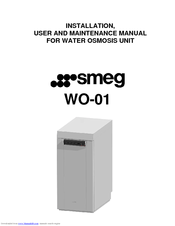 Smeg WO-01 Installation, User And Maintenance Manual