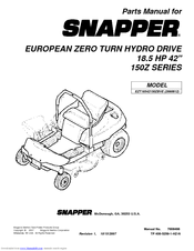 Snapper 2690612 Parts Manual