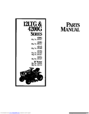 Simplicity 4210G Parts Manual