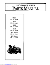 Simplicity 1691704 Parts Manual