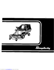 Simplicity 3424 Operator's Manual