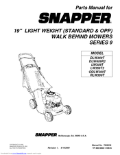 Snapper DLW409R-2 Parts Manual