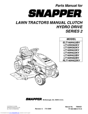 Snapper LT160H422BV Parts Manual