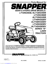 Snapper LT140H33DB Parts Manual