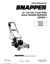 Snapper 19E07B Parts Manual