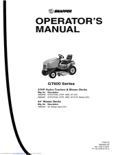 Snapper 1695204 Operator's Manual