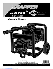 Snapper 3250 Owner's Manual