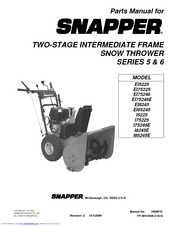 Snapper I75246E Parts Manual