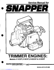 Snapper 212CST Service Manual