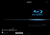 Sony BDP-S1 - Blu-ray Disc™ Player Operating Instructions Manual