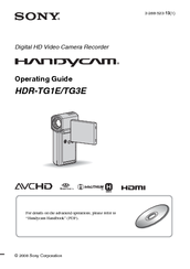 Sony 3-288-523-13(1) Operating Manual
