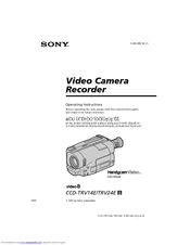 Sony Handycam Vision CCD-TRV14E Operating Instructions Manual
