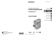 Sony Handycam DCR-PC1000E Operating Manual
