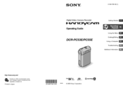 Sony Handycam DCR-PC53E Operating Manual