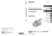 Sony Handycam HDR-FX7E Operating Manual