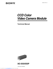 Sony XC-555 Technical Manual