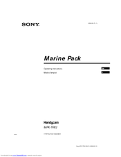Sony Handycam MPK-TRV2 Operating Instructions Manual