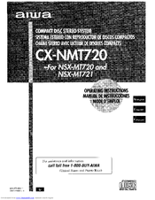 Aiwa CX-NMT720 Operating Instructions Manual