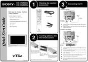 Sony Trinitron KD-36NX200U Quick Start Manual