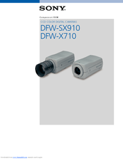 Sony DFW-X710 Specifications