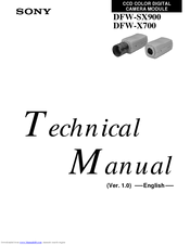 Sony DFW-X700 Technical Manual