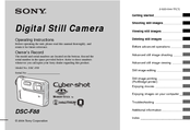 Sony DSC-F88 - Cyber-shot Digital Still Camera Operating Instructions Manual