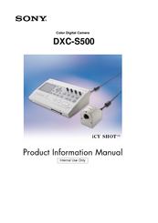 Sony DXC-S500 Product Information Manual