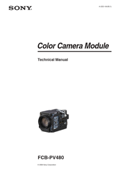 Sony FCB-PV480 Technical Manual