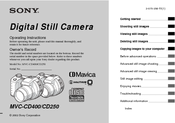 Sony MVCCD250 - 2MP CD Mavica Digital Camera Operating Instructions Manual