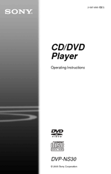 Sony DVP-NS30 Operating Instructions Manual