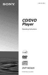 Sony DVP-NC625 Operating Instructions Manual