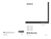 Sony Bravia KDL-37V40 Series Operating Instructions Manual