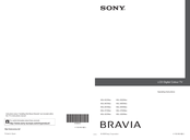 Sony Bravia KDL-32W58 Series Operating Instructions Manual