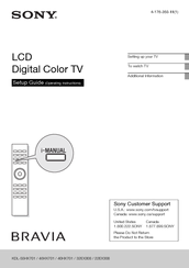 Sony KDL-22EX308  (UWA-BR100) Setup Manual