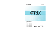 Sony Grand Wega KDF-50E2000 Operating Instructions Manual
