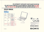 Sony VAIO PCG-GRT25F Service Manual