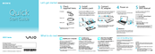 Sony VPCF1290X Quick Start Manual