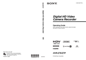 Sony HVR-Z7E/Z7P Operating Manual